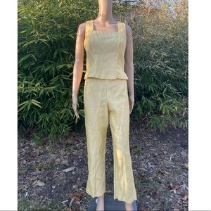 Vintage yellow set